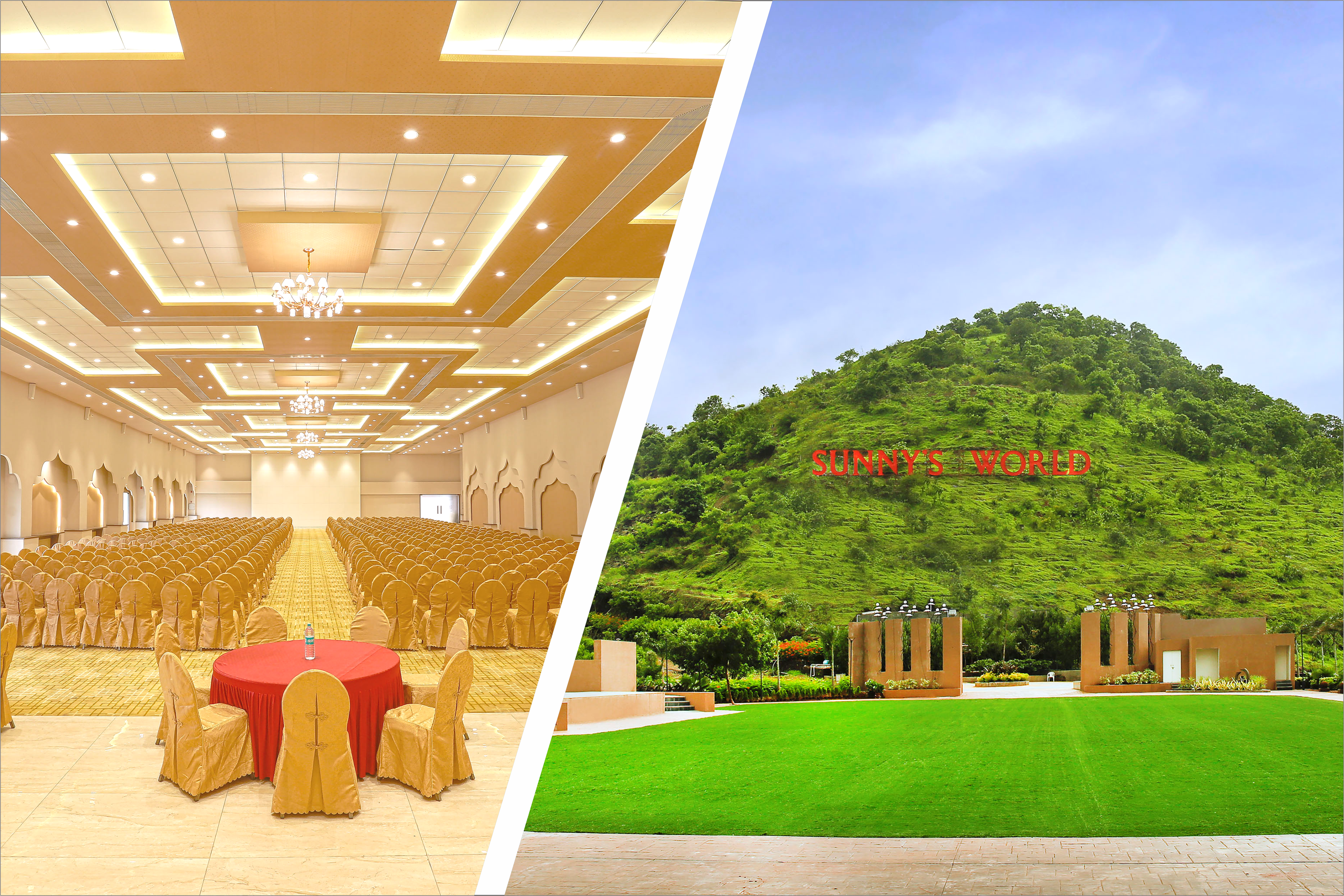 Sunny’s World - The Kohinoor AC banquet hall in Pune.